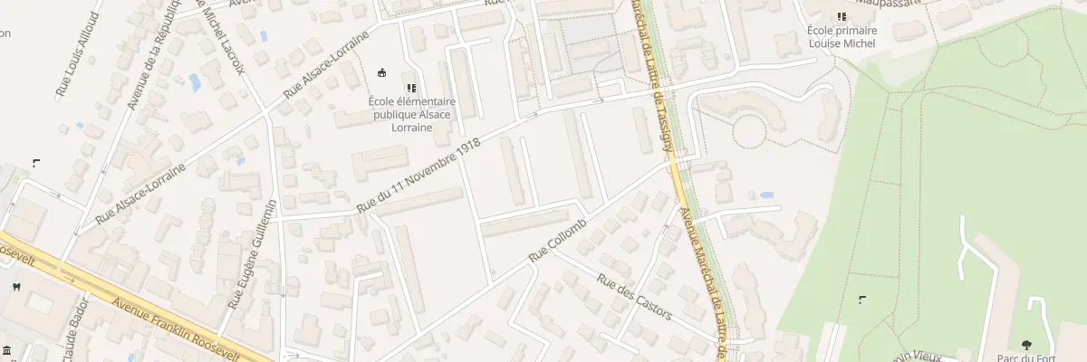 Plan du 15 Rue Collomb à Bron