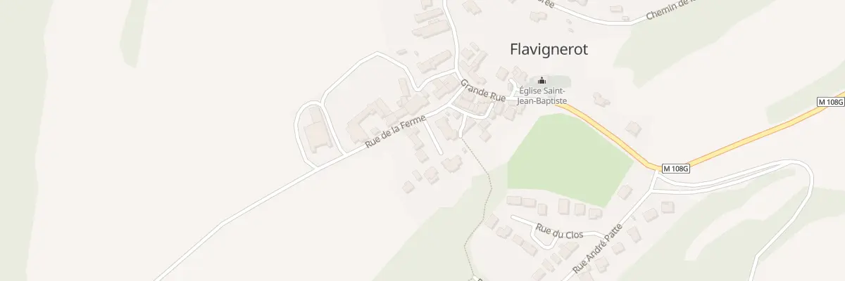 Plan du 9 Rue de la Ferme à Flavignerot