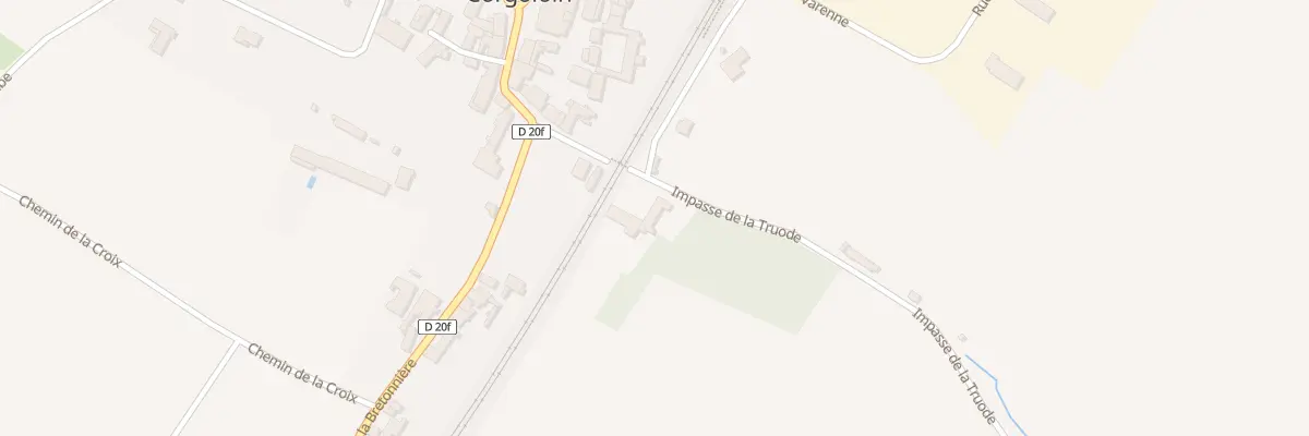 Plan du 18 Imp de la Truode à Corgoloin