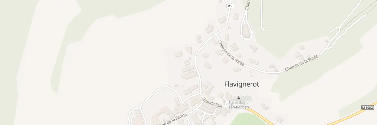 Plan du 10 Gr Grande Rue à Flavignerot