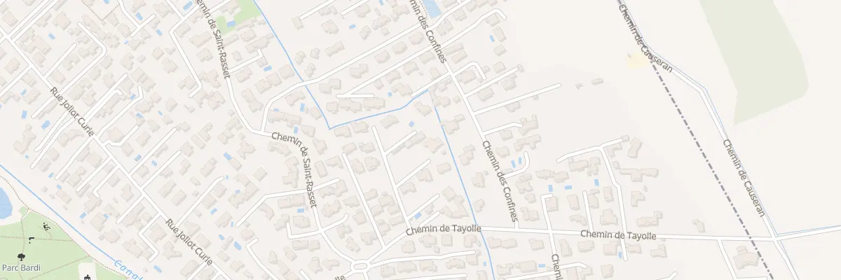 Plan du 391 Che de Tayolle à Vedène