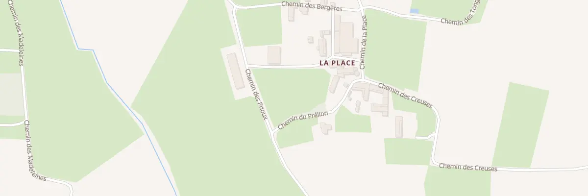 Plan du 8 Che du Prelion à Laiz