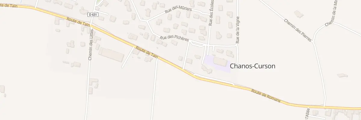 Plan du 6 Rue des Ecoles à Chanos-Curson