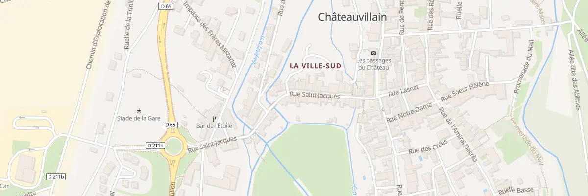 Plan du 29 Rue Saint-Jacques à Châteauvillain
