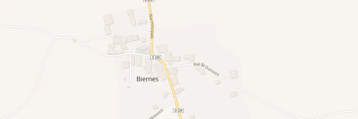 Plan du 2 Rue de Durmont à Biernes à Colombey les Deux Églises