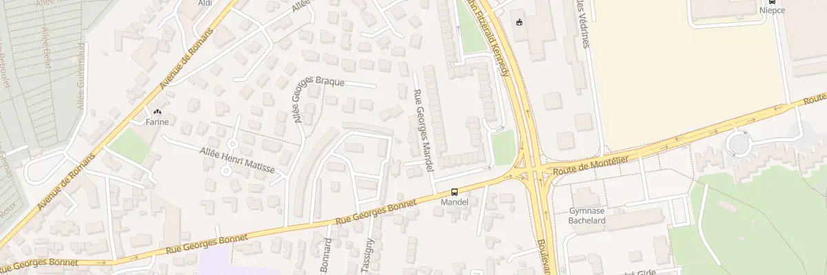 Plan du 27 Rue Georges Mandel à Valence