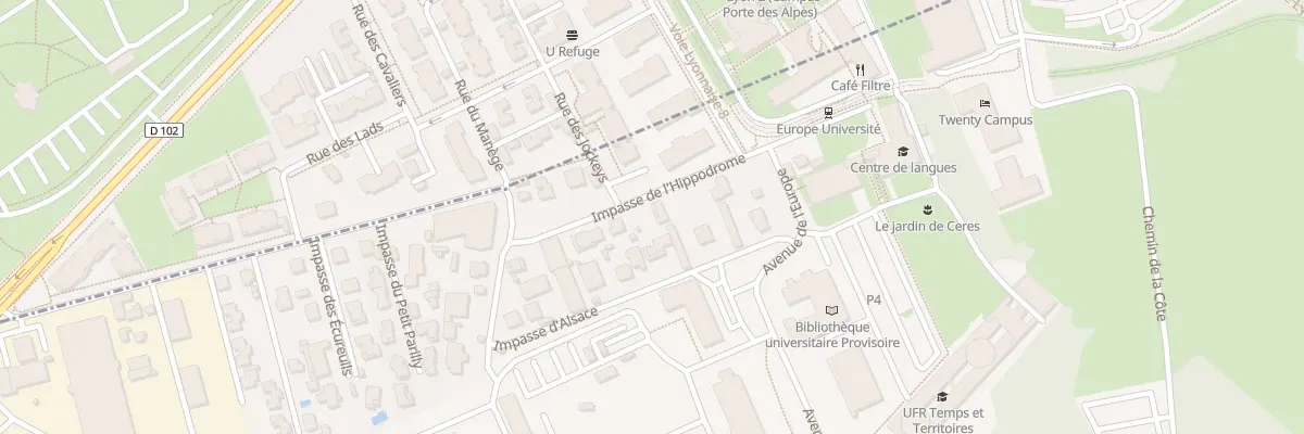 Plan du 12 Imp de l’Hippodrome à Saint-Priest