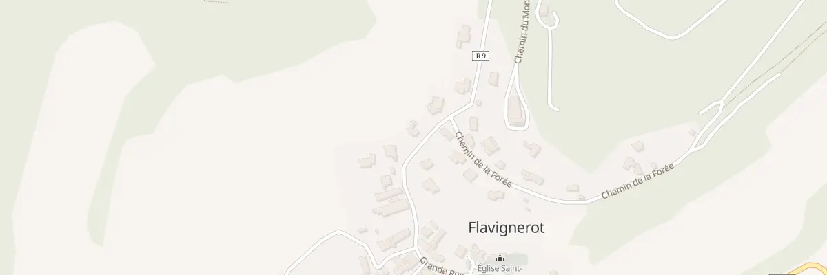 Plan du 4 Gr Grande Rue à Flavignerot