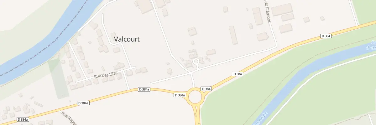 Plan du 4 Che du Barrage à Valcourt