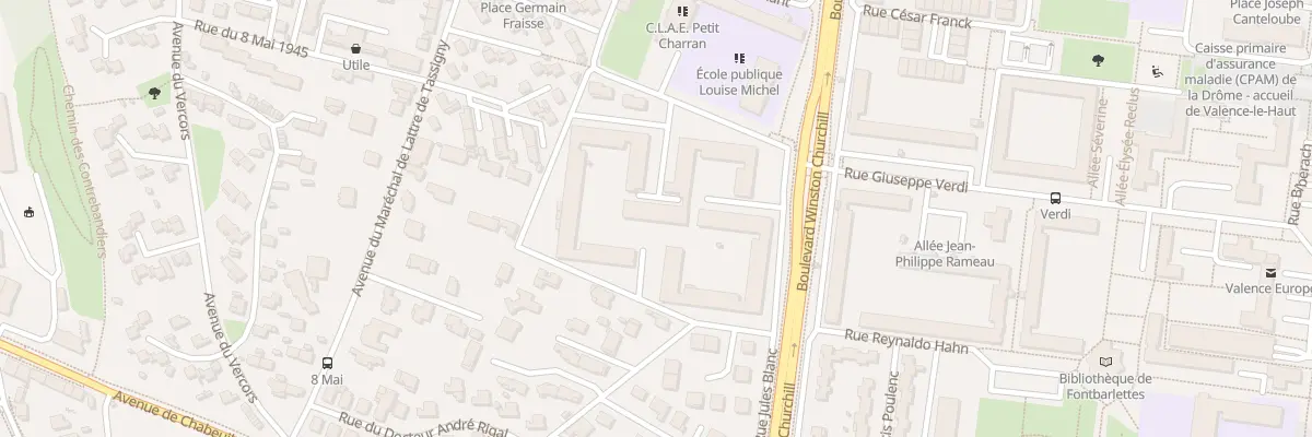 Plan du 43 Rue d’Erevan à Valence