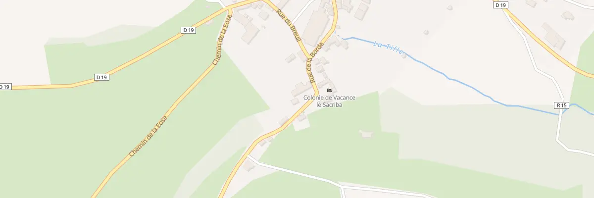 Plan du 9016 Rue de la Borde à Salives