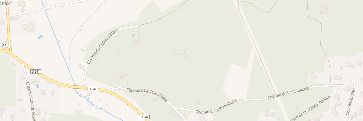 Plan du 260 Che de la Pivouillette à Grignan