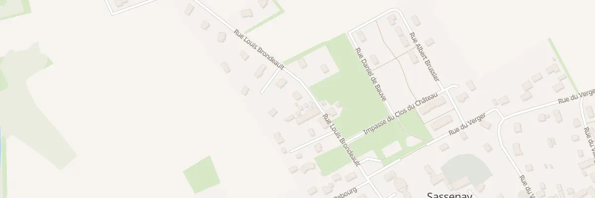 Plan du 21 Rue Louis Brondeault à Sassenay