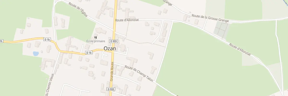 Plan du 104 Imp du Bourg à Ozan