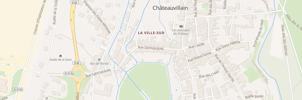 Plan du 21 Rue Saint-Jacques à Châteauvillain