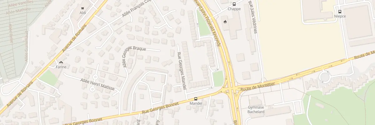 Plan du 98 Rue Georges Mandel à Valence