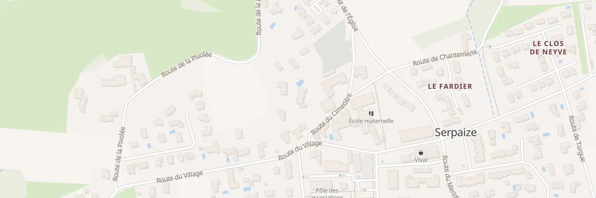 Plan du 5000 Rte du Cimetière à Serpaize