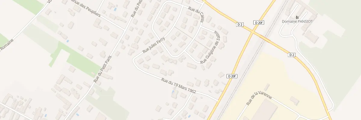 Plan du 6C Rue du Cassis à Corgoloin