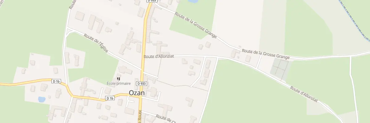 Plan du 126 Rte d’Allonziat à Ozan