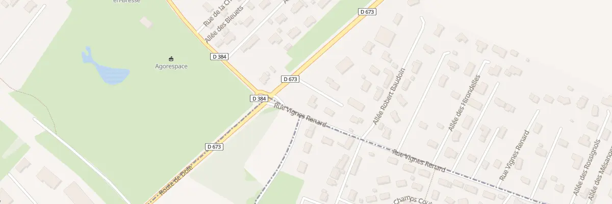 Plan du 1A Rue Vignes Renard à Châtenoy-en-Bresse