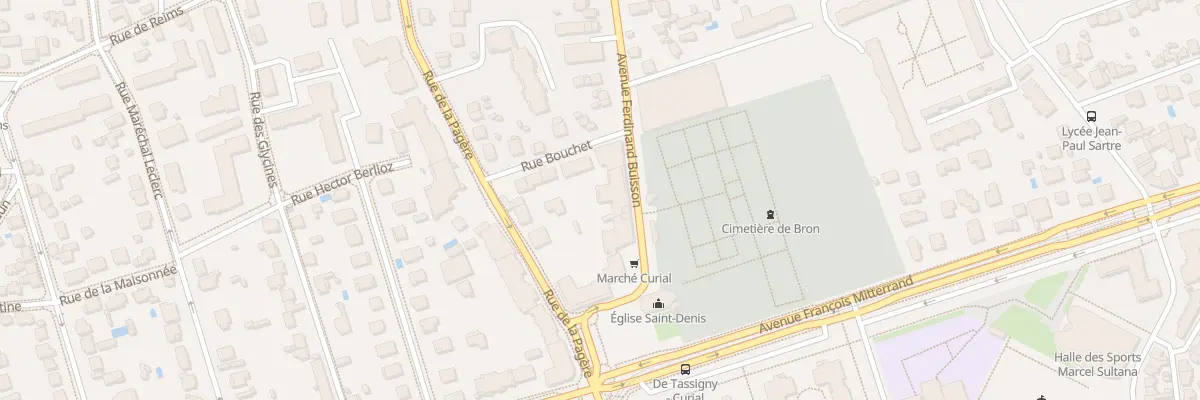 Plan du 72 Av Ferdinand Buisson à Bron