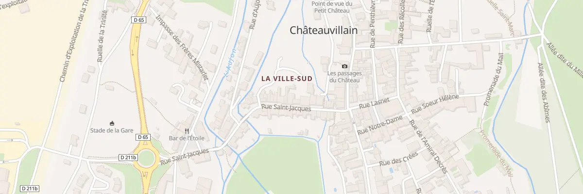 Plan du 8 Rue Saint-Jacques à Châteauvillain