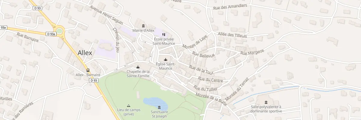 Plan du 5030 Le Village à Allex