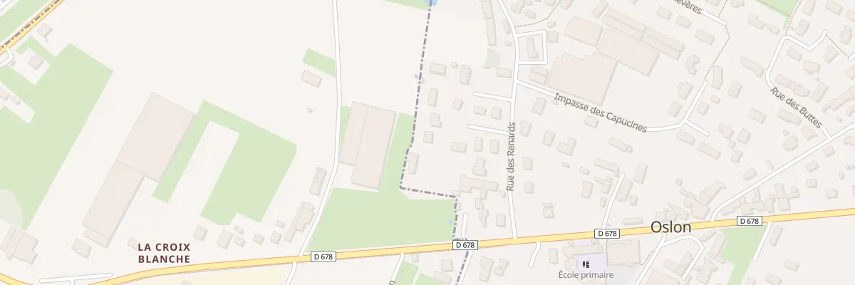 Plan du 4 Imp du Verger à Oslon