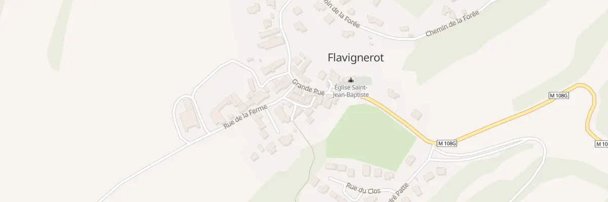 Plan du 24 Gr Grande Rue à Flavignerot