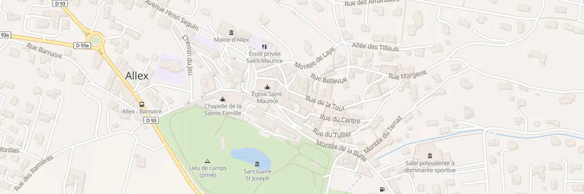 Plan du 5077 Le Village à Allex