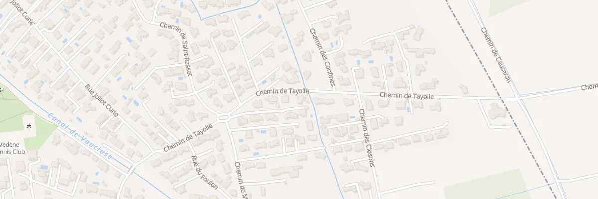 Plan du 460 Che de Tayolle à Vedène