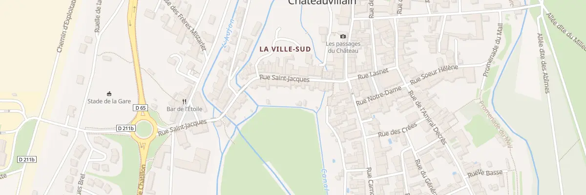 Plan du 19 Rue Saint-Jacques à Châteauvillain
