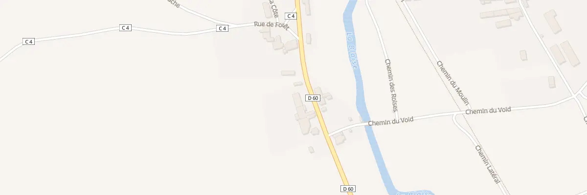 Plan du 16 Rue de la Blaise à Dommartin-le-Saint-Père