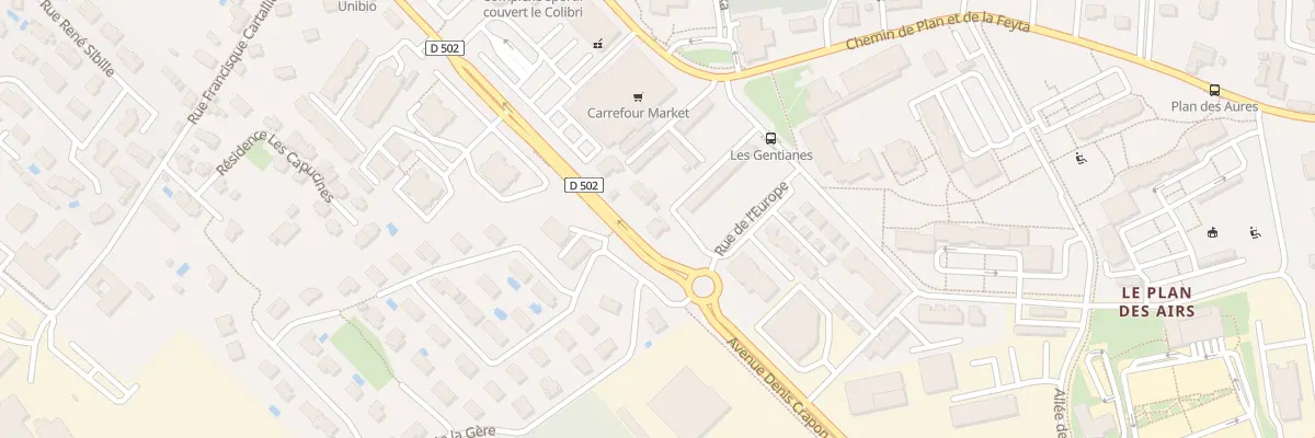 Plan du 1 Rue de l’Europe à Pont-Évêque