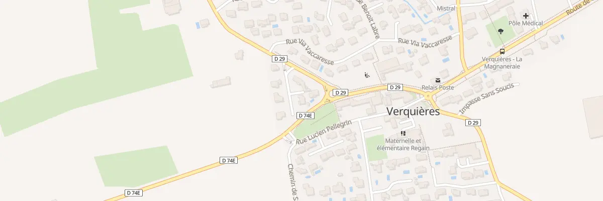 Plan du 34 Lot St Veredeme à Verquières