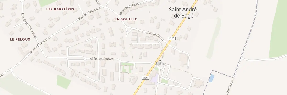 Plan du 15 Rue du Bourg à Saint-André-de-Bâgé