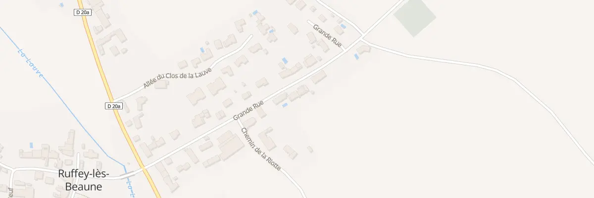 Plan du 12 Gr Grande Rue à Ruffey-lès-Beaune