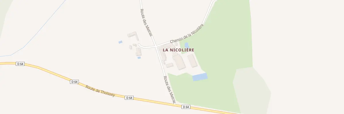 Plan du 14 Che de la Nicolière à L’Abergement-Clémenciat