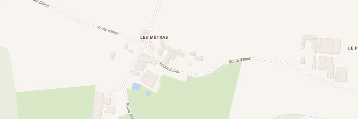 Plan du 1550 Rte d’Illiat à L’Abergement-Clémenciat