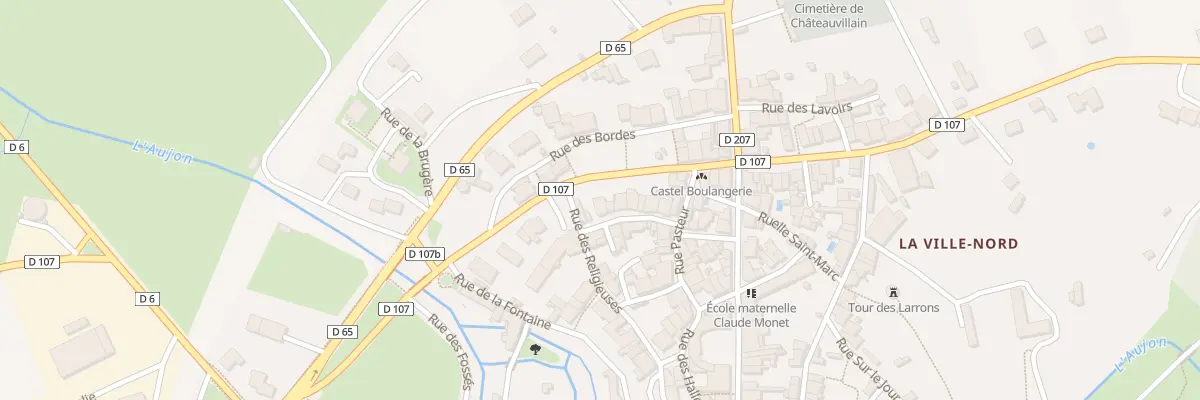 Plan du 8 Rue Saint - François à Châteauvillain