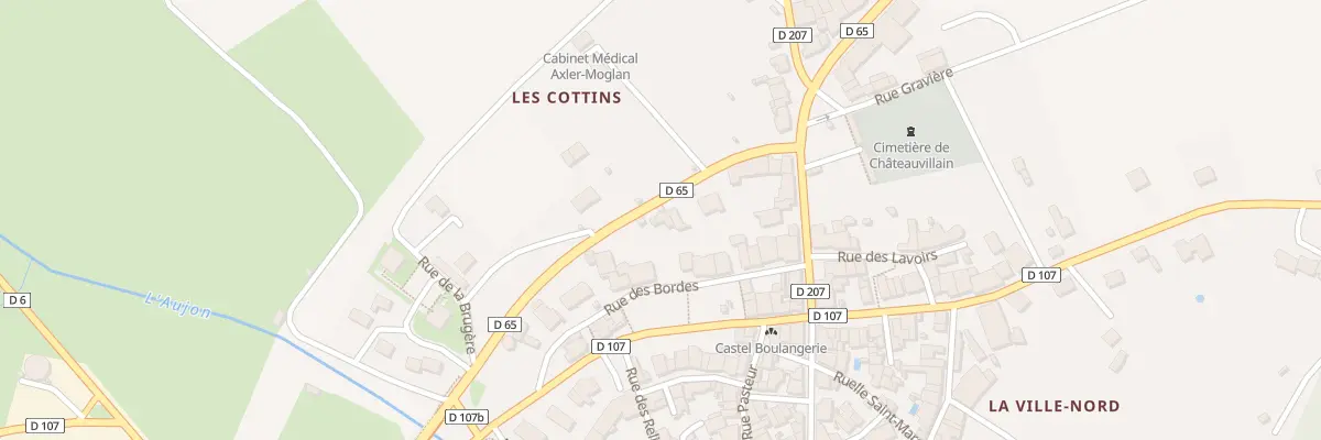 Plan du 7 Rue de la Maladière à Châteauvillain