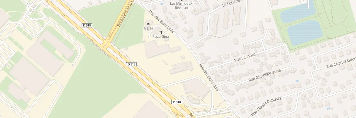 Plan du 69 Rue des Etats Unis à Saint-Priest