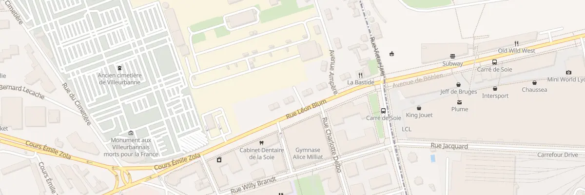 Plan du 277 Rue Léon Blum à Villeurbanne