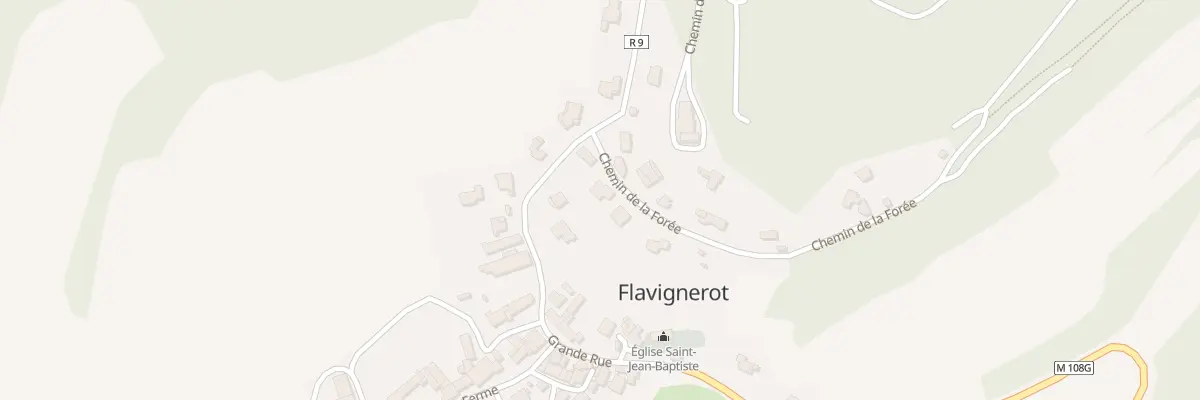 Plan du 2 Che de la Forée à Flavignerot