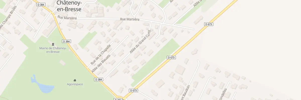 Plan du 12 All du Grand Curtil à Châtenoy-en-Bresse