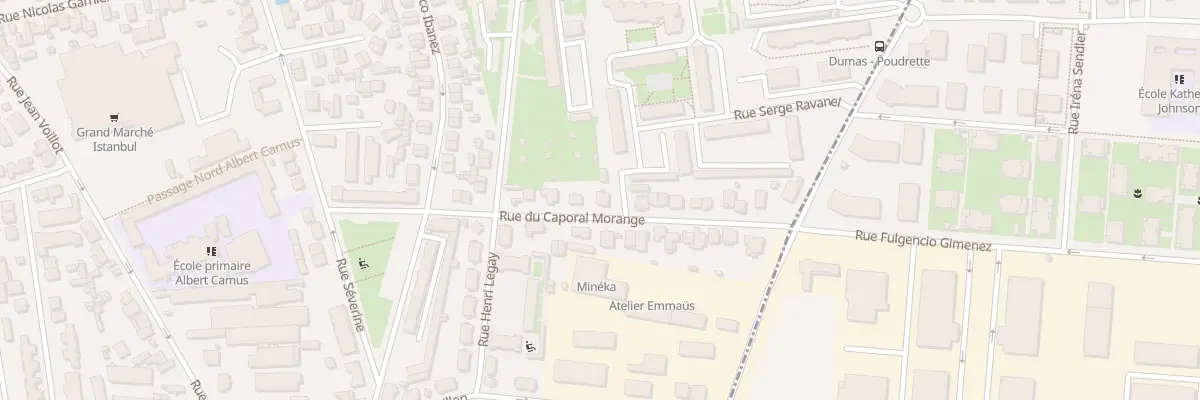 Plan du 13 Rue Caporal Morange à Villeurbanne