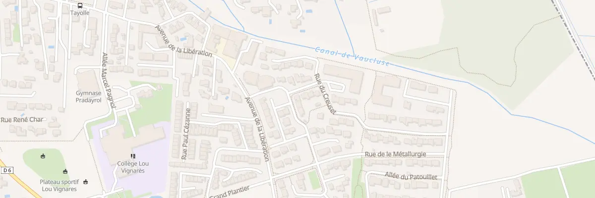 Plan du 9 Rue des frères Charbonnier à Vedène