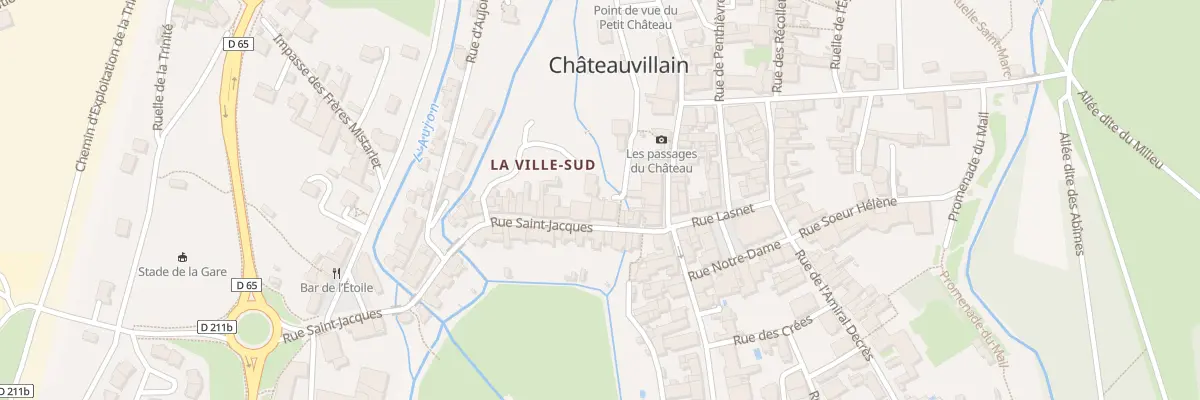 Plan du 4 Rue Saint-Jacques à Châteauvillain
