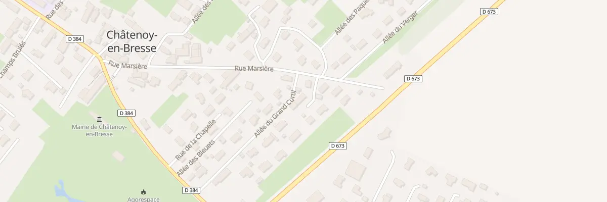 Plan du 26 Rue de Marsiere à Châtenoy-en-Bresse