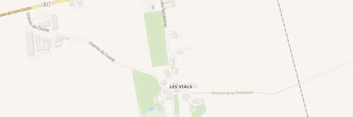 Plan du 267 Rte des Secrétaires à Anneyron